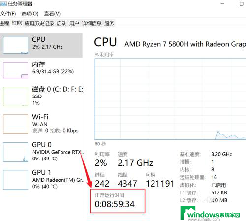 win11开机时间怎么看 Win11开机运行时间查看方法