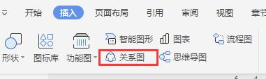 我的wps中关系图怎么找不到了 wps中关系图选项消失了怎么处理