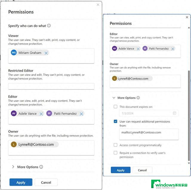 微软Win10/Win11版Word、Excel和PowerPoint增强文档权限管理技巧