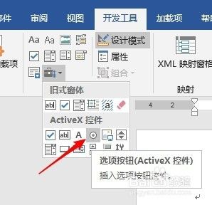 word怎么设置选项按钮 怎样在Word文档中制作点选按钮