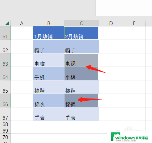 excel两列对比找出不同 EXCEL两列对比不同内容怎么做