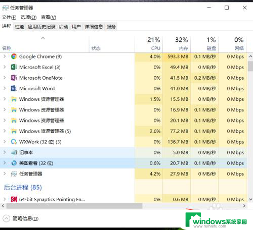 win10任务管理器强制结束进程快捷键 Win10如何强制关闭应用程序