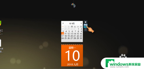 win10怎样在桌面添加时钟 win10系统如何添加桌面日历小工具