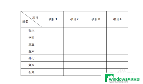 word斜线表头怎么设置 Word表格斜线表头设置方法