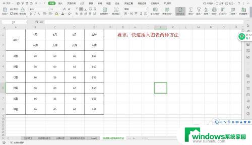 excel快速插入图表快捷键 EXCEL 快速插入图表的方法