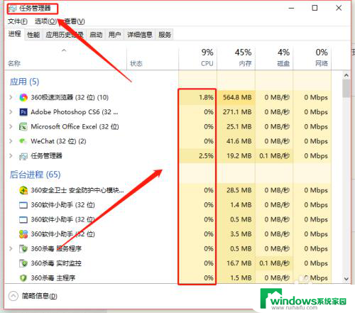 win10哪些进程开机任务管理器占用大量cpu Win10系统CPU占用过高如何解决