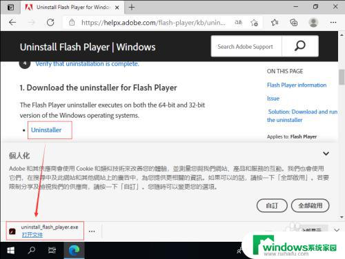 电脑怎么删除flash插件 如何彻底删除win10上的flash插件