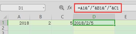 wps如何将abc列的年月日转化为j列标准日期教程