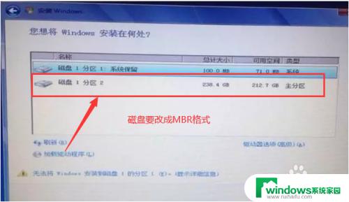 新电脑不能装win7系统怎么处理 新电脑装不上Windows7操作系统可能是什么原因