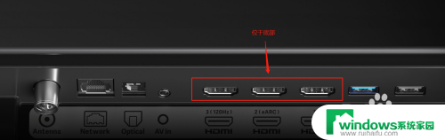hdmi电视接口在哪 小米电视HDMI接口位置图解