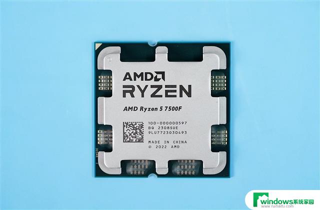 千元真香U！AMD第一款F后缀处理器锐龙5 7500F图赏，性能惊艳超越同价位处理器！