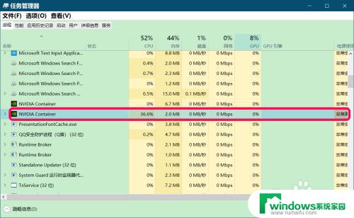 nvidia container怎么关闭 解决Win10 NVIDIA Container占用CPU过高问题的方法