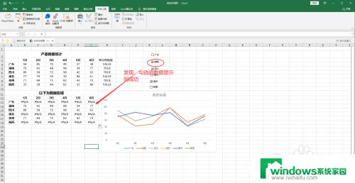 excel表格筛选按钮图标 制作带有筛选按钮的折线图的方法